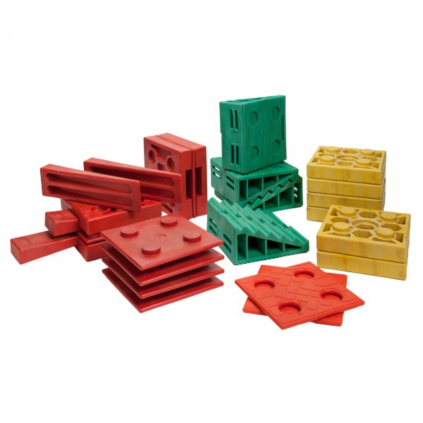 BAKO WORX MULTIBLOX SET 1 Unterbaumaterial für Feuerwehren - im Kunststoffkasten