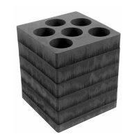 BAKO WORX foam inlay for 6 steel oxygen cylinders, 4 l,...