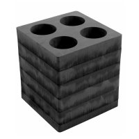 BAKO WORX foam inlay for 4 steel oxygen cylinders, 6 l,...