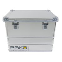 BAKO WORX MD aluminum transport box 650 x 480 x 480 mm