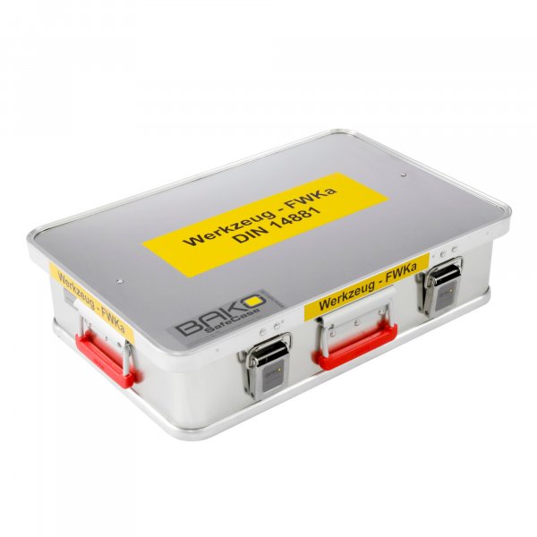 BAKO WORX tool case hand tools according to DIN 14881-FWKa, SafeCase, empty