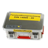 Werkzeugkasten Fensteröffnung nach DIN 14800-WKF