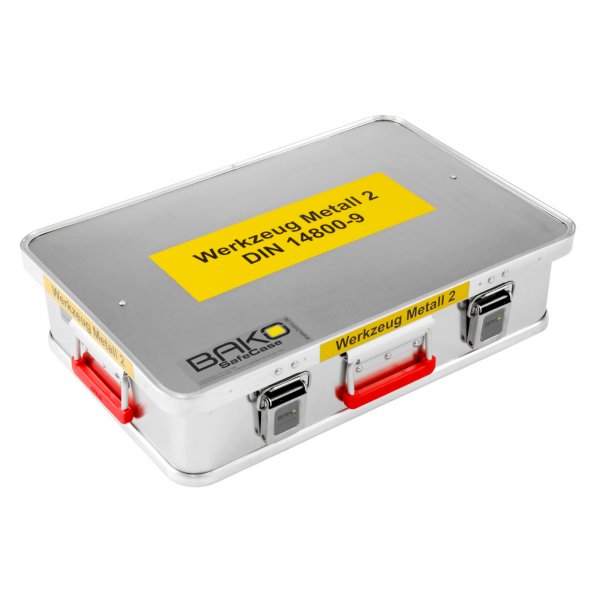 Werkzeugkasten Metall 2 nach DIN 14800-WKM 2, SafeCase, leer