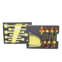 Werkzeugsatz Handwerkzeug nach DIN 14881-FWKa, komplett in 2 Sortimo-Koffern mit Schaumstoff-Inlays