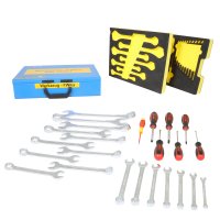 Werkzeugsatz Handwerkzeug nach DIN 14881-FWKa, komplett in 2 Sortimo-Koffern mit Schaumstoff-Inlays