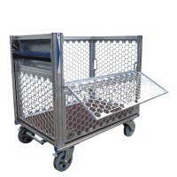 Rollcontainer Gitterbox hoch