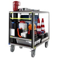 Rollcontainer Sicherung
