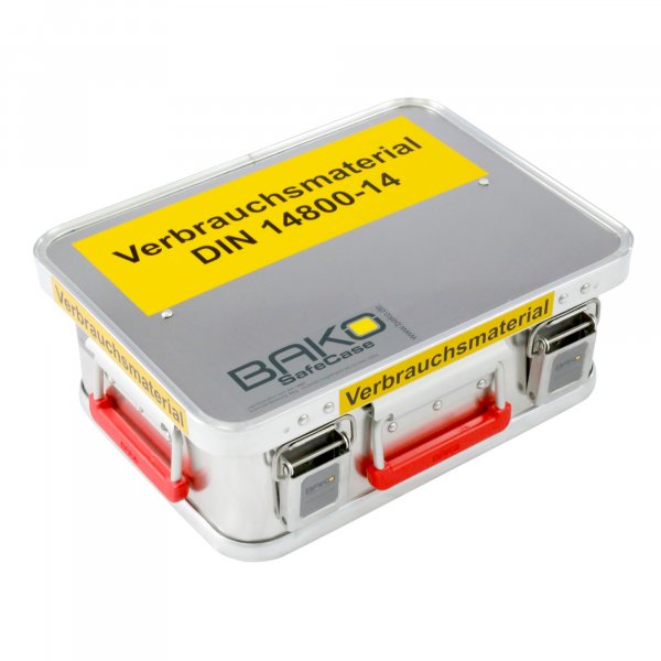 BAKO WORX tool case consumables according to DIN 14800-VMK, SafeCase, empty