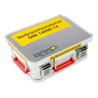 BAKO WORX tool case consumables according to DIN 14800-VMK, fully equipped in a SafeCase