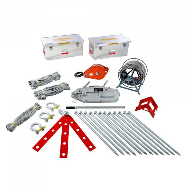 BAKO WORX multi-purpose hoist box to DIN 14800-MZ 32, manufactured by WADRA, fully equipped in 2 SafeCases