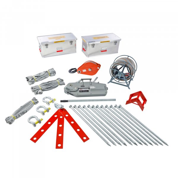 BAKO WORX multi-purpose hoist box to DIN 14800-MZ 32, manufactured by REMA, fully equipped in 2 SafeCases