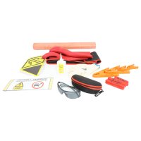 BAKO WORX set-up kit for electric vehicles, small, with insulated tools and protective equipment, fully equipped in a plastic box