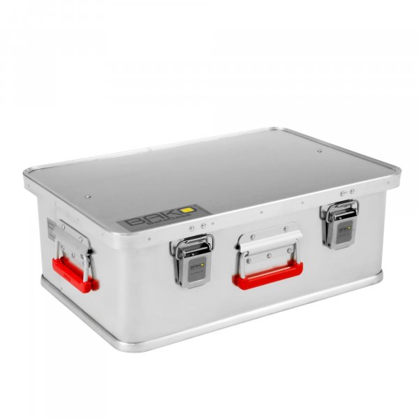 BAKO WORX SafeCase aluminum transport case, empty 600 x 400 x 220 mm with lid