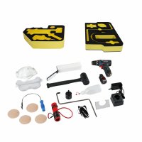 BAKO WORX tool case window opening according to DIN 14800-WKF, with cordless drill, fully equipped in a SafeCase with a foam inlay
